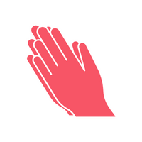 Praying hands graphic for seo mini kit